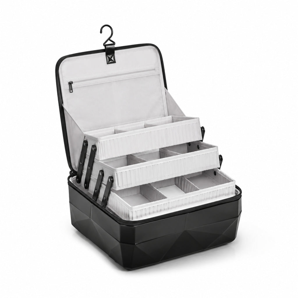 Vanity Frame Structuré – Trousse Beauté Compartimentée pour Voyage