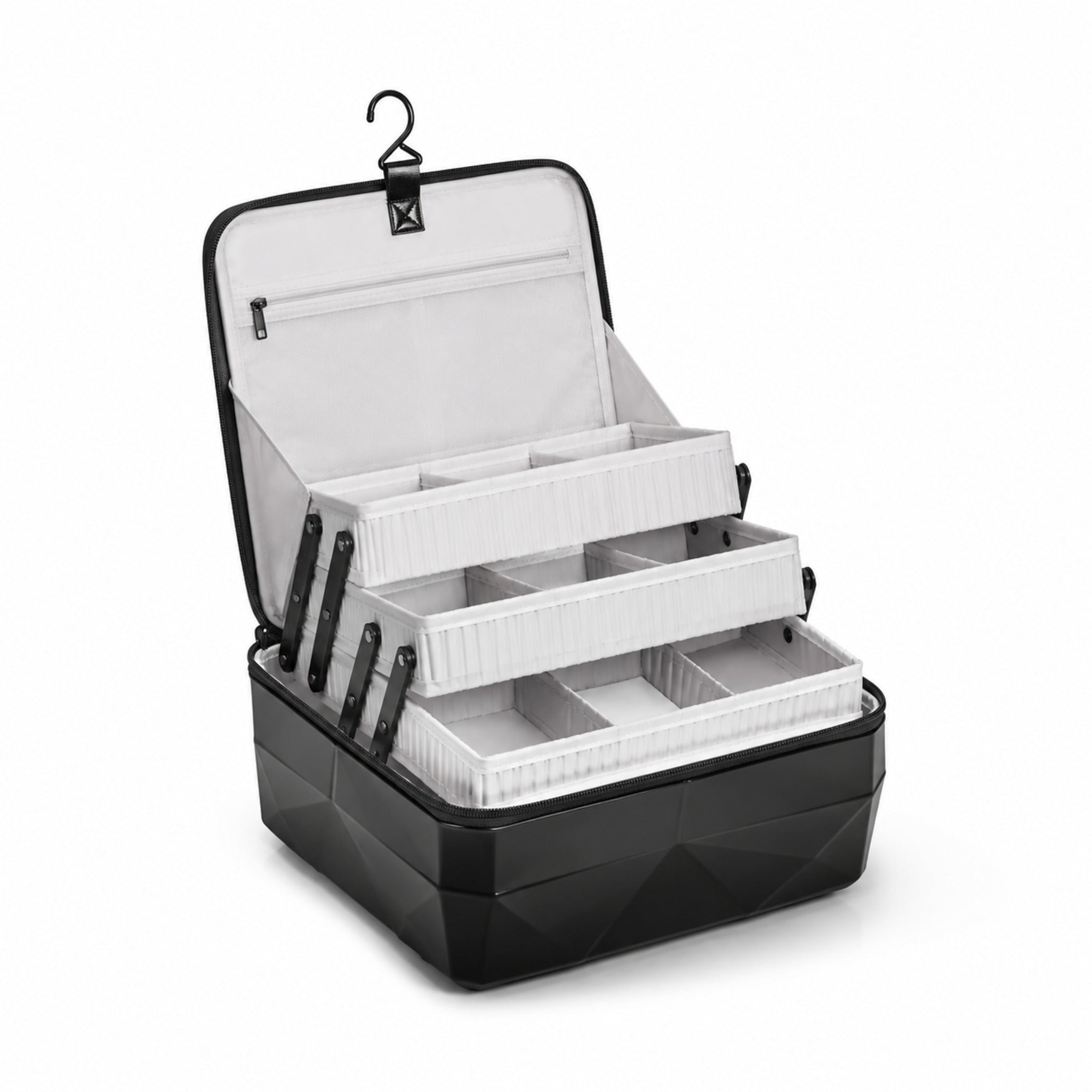 Vanity Frame Structuré – Trousse Beauté Compartimentée pour Voyage