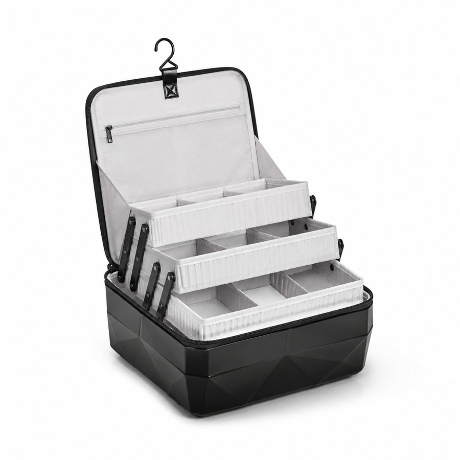 Vanity Frame Structuré – Trousse Beauté Compartimentée pour Voyage