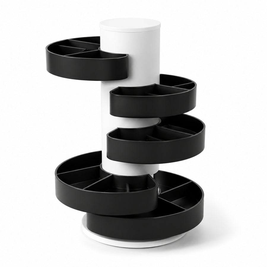 Tour Modulaire Beauté – Rangement Vertical Personnalisable Noir Mat