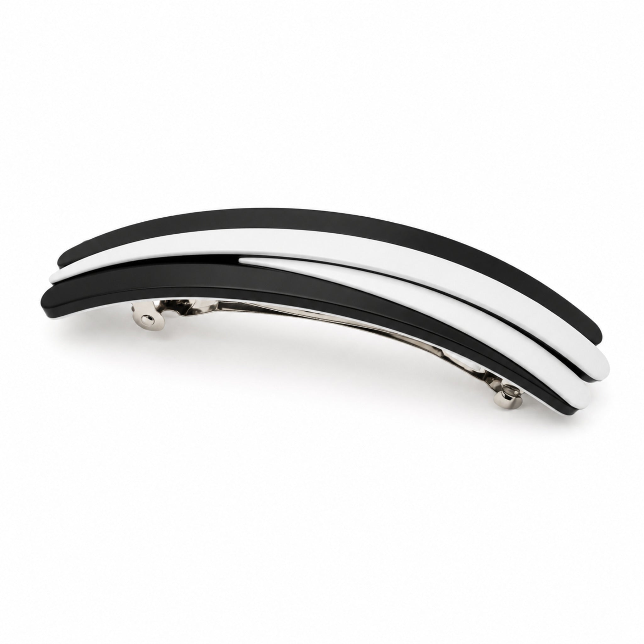 Barrette Ligne Minimaliste – Fermoir Fin Haute Tenue pour Coiffures Élégantes