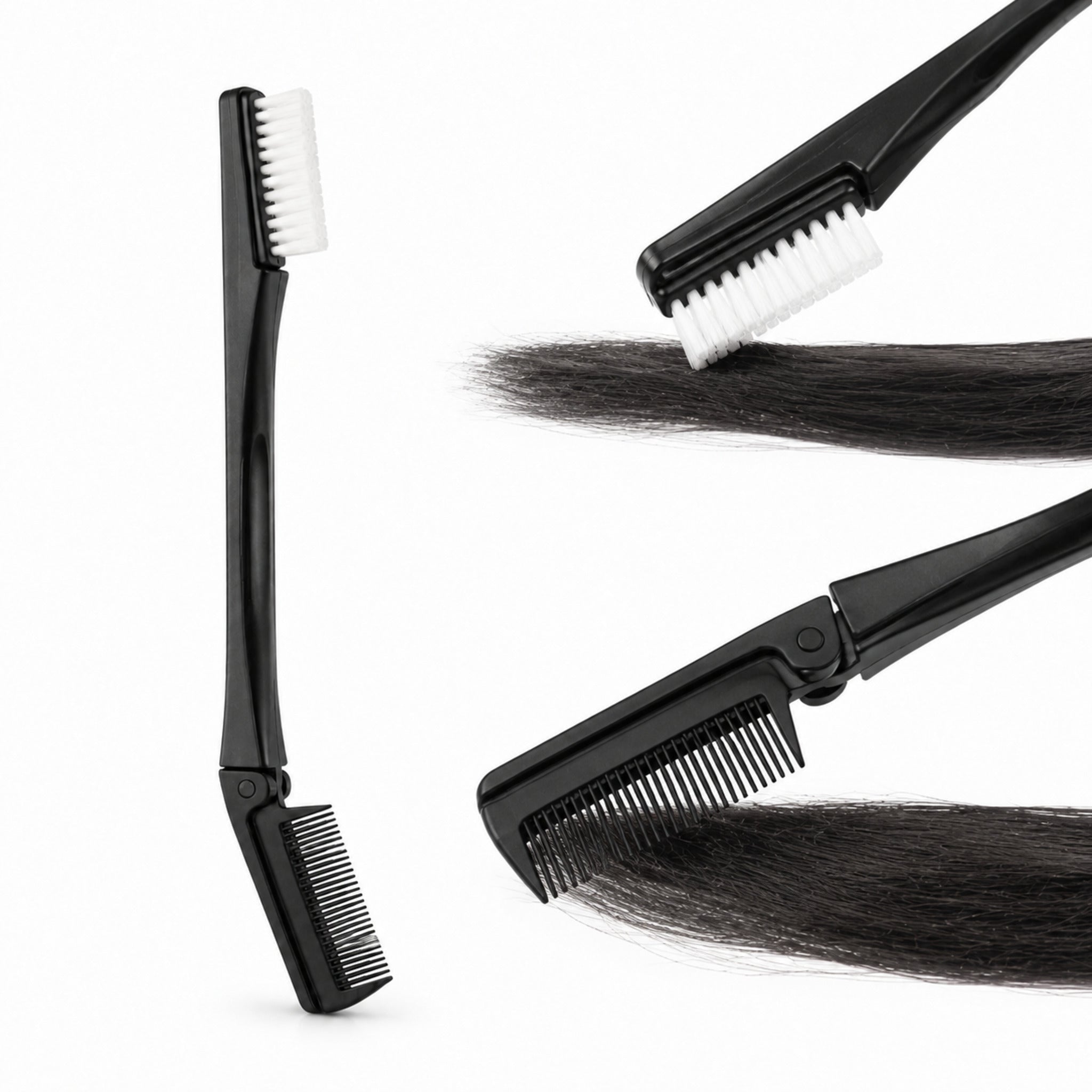 Brosse Précision Multi-Usage – Finitions, Baby Hair et Coiffures Plaquées