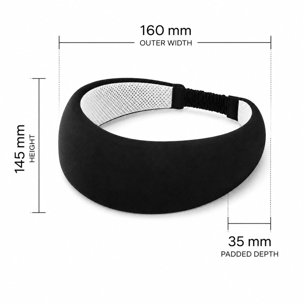 Bandeau Halo Ergonomique – Maintien Souple et Élégant pour Routine Beauté