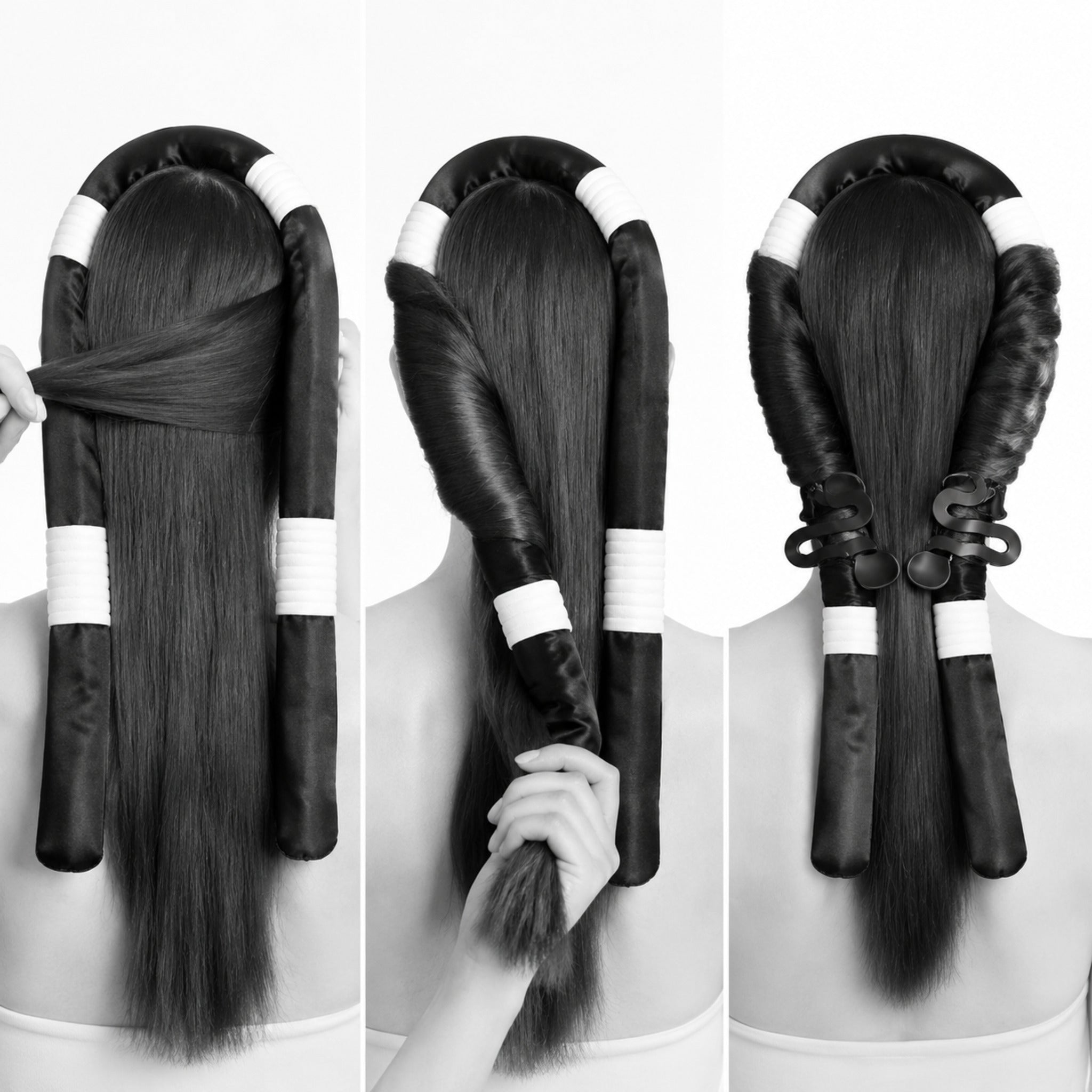 Ruban Onde Sans Chaleur – Accessoire de Boucles Souples et Régulières