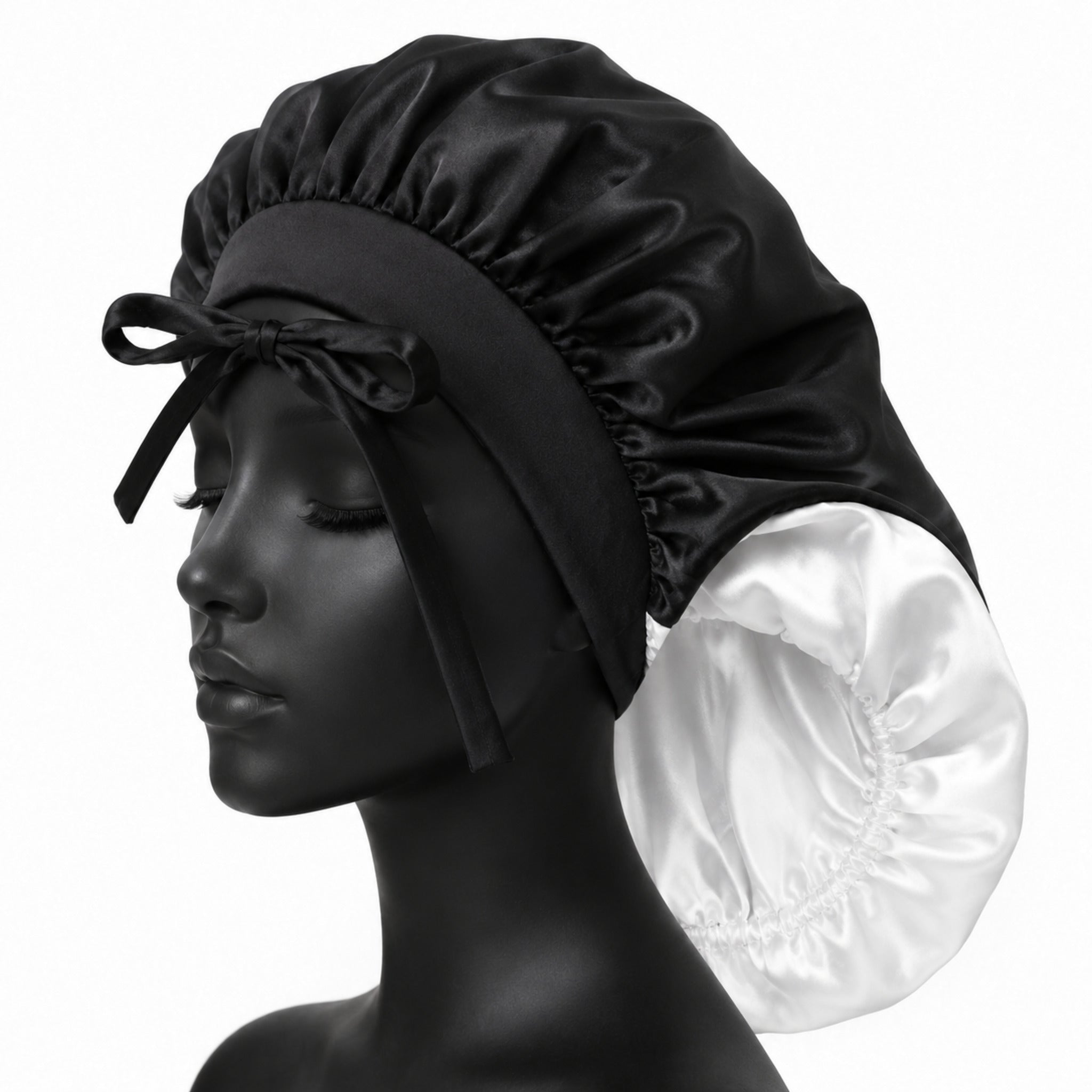 Bonnet Nuit Ajustable en Satin – Protection Confort des Longueurs