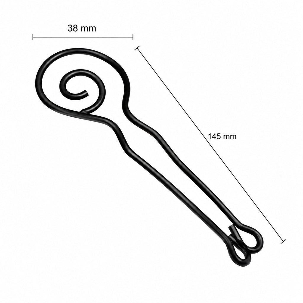 Épingle Spirale Technique – Maintien Invisible pour Chignon et Coiffure Torsadée