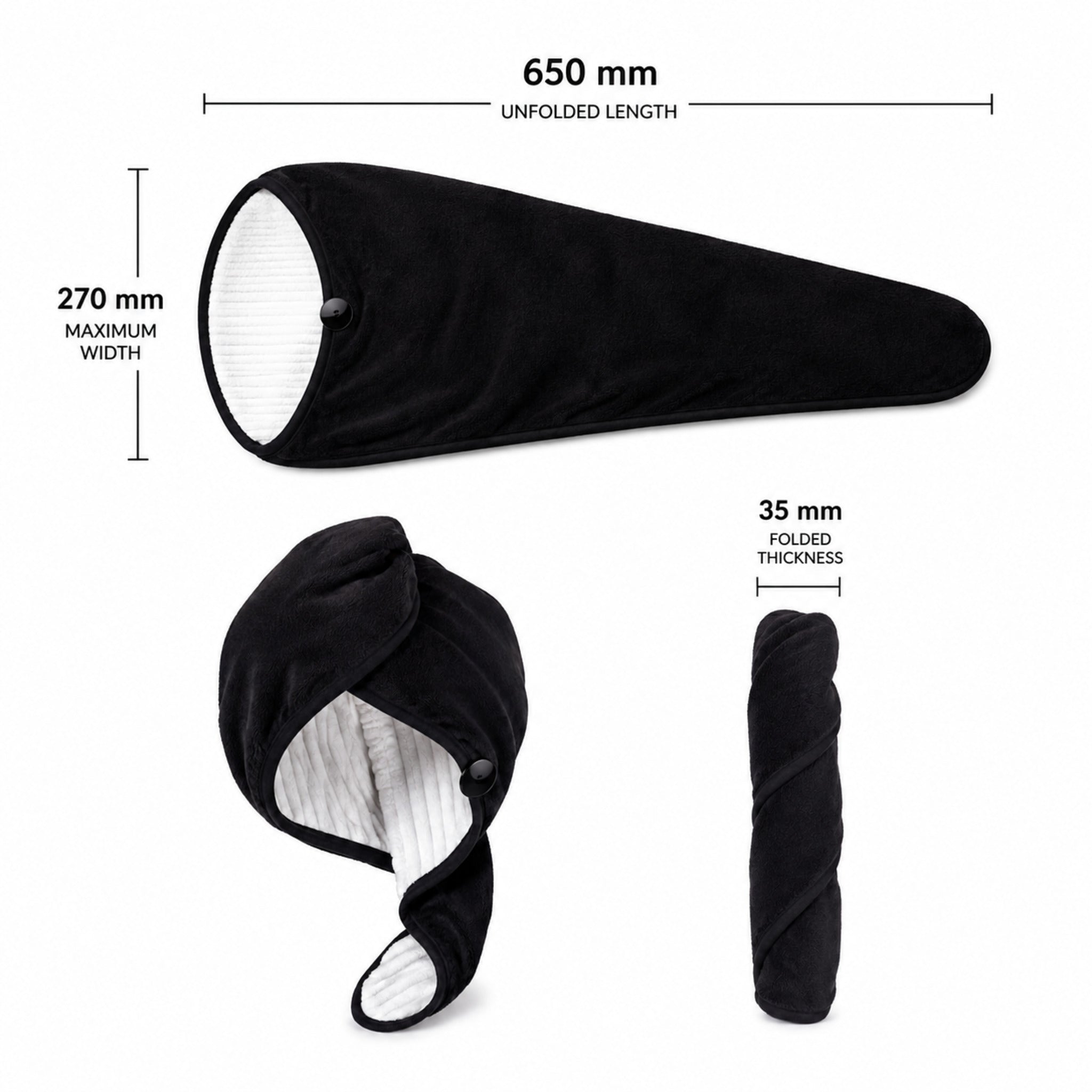 Serviette Cocoon en Microfibre – Séchage Doux et Maintien Enveloppant