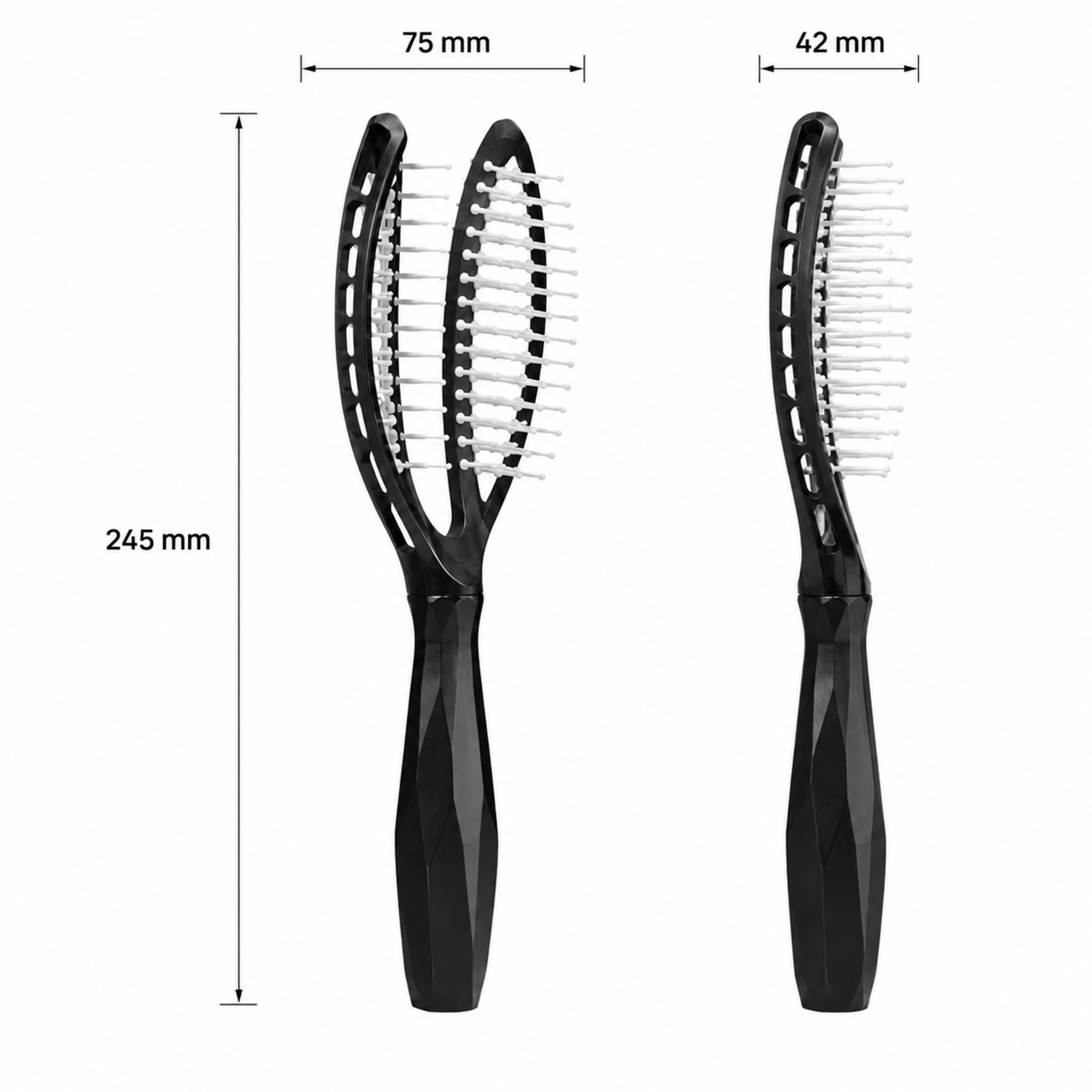 Brosse Airflow Ventilée – Séchage Rapide et Démêlage Professionnel