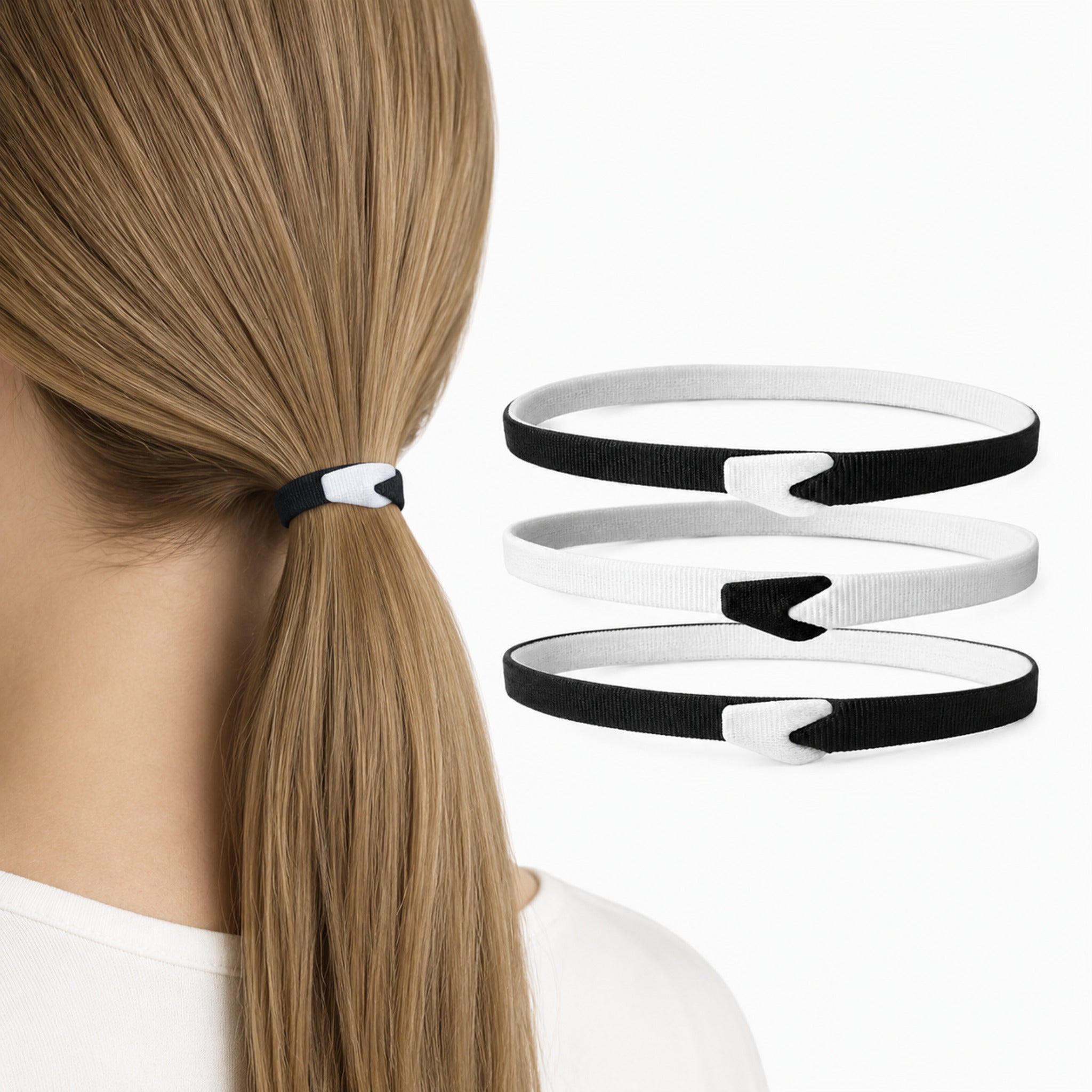 Élastiques Duo Sans Métal – Attache Confort Haute Élasticité pour Cheveux