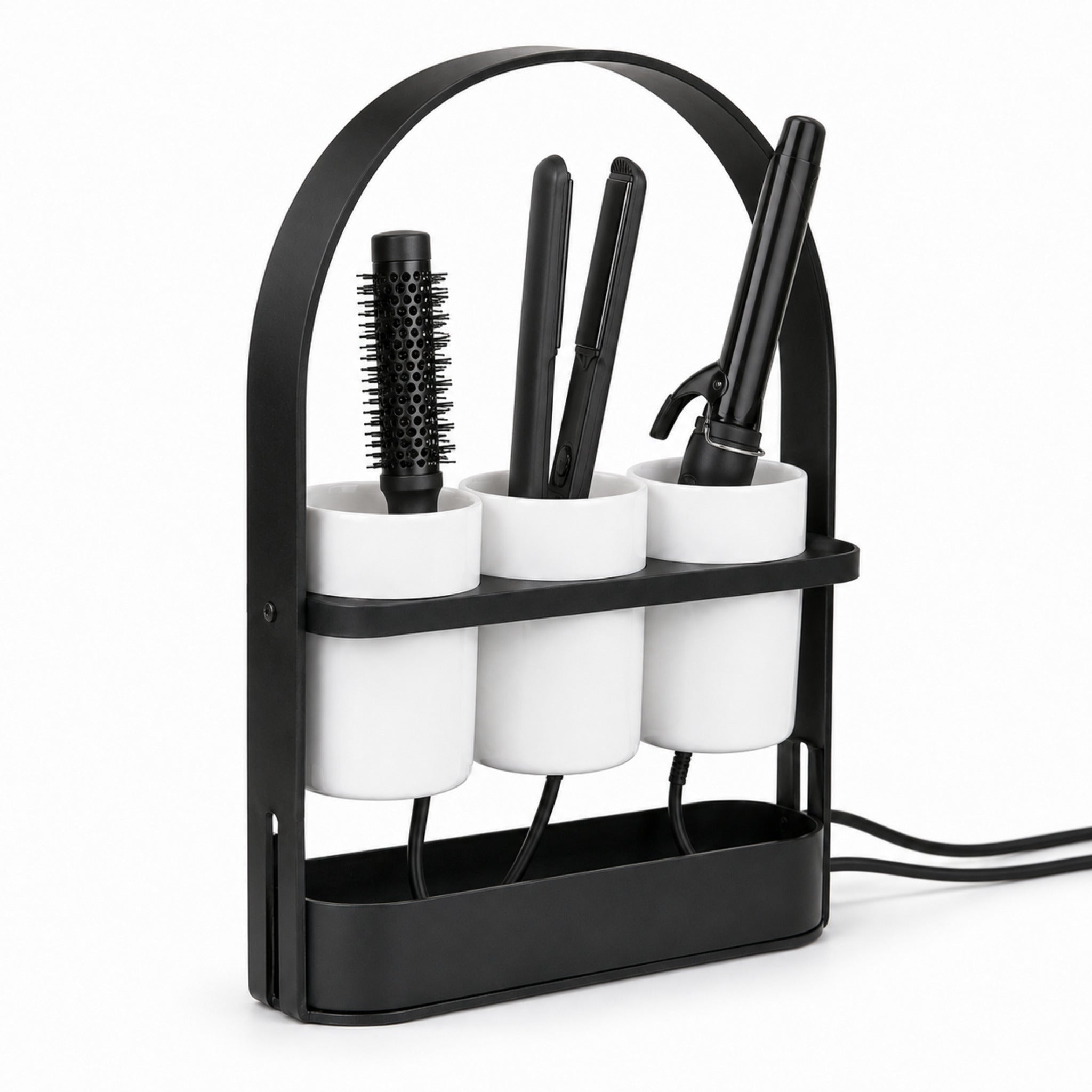 Station Salon Multifonction – Organisateur Professionnel pour Outils de Coiffure