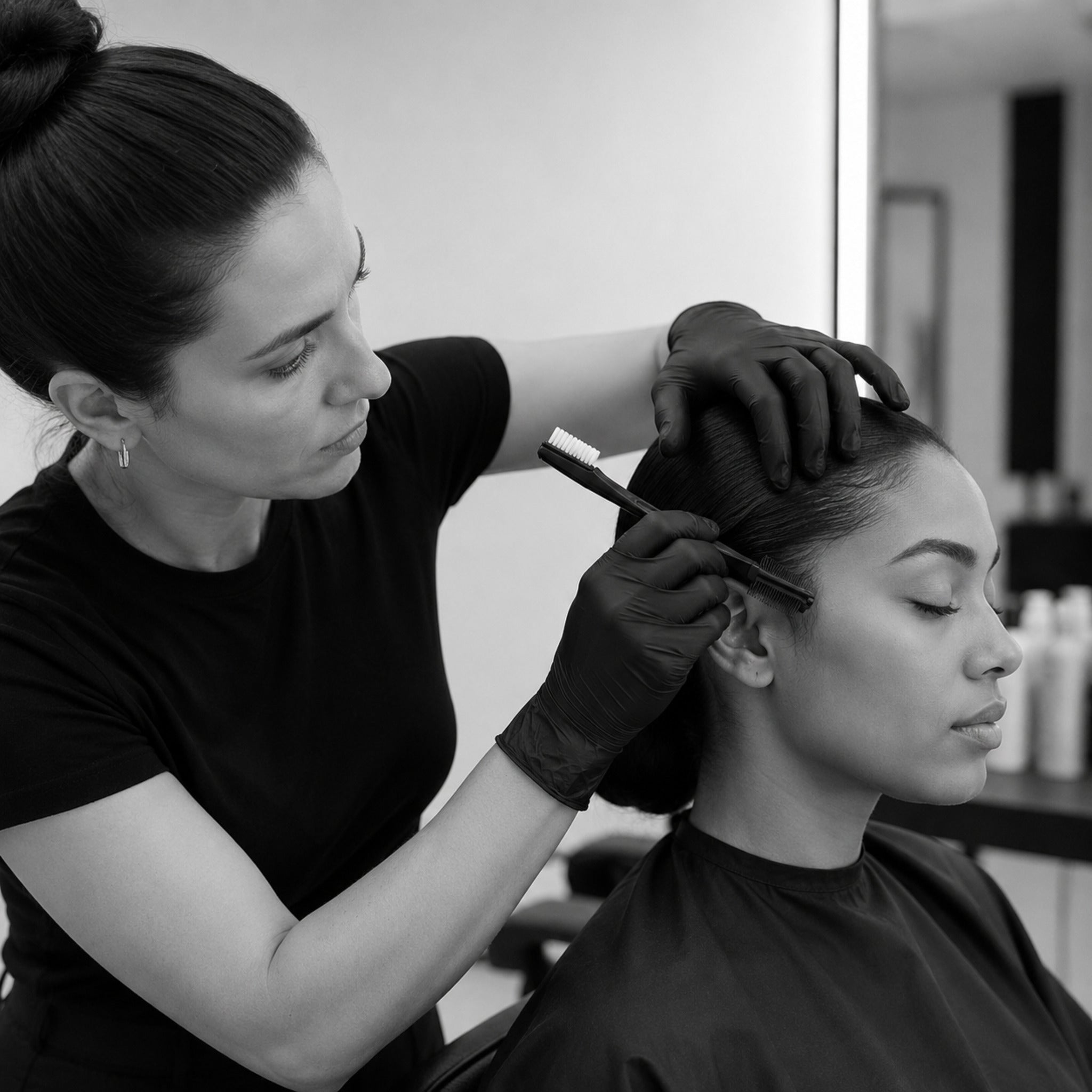 Brosse Précision Multi-Usage – Finitions, Baby Hair et Coiffures Plaquées