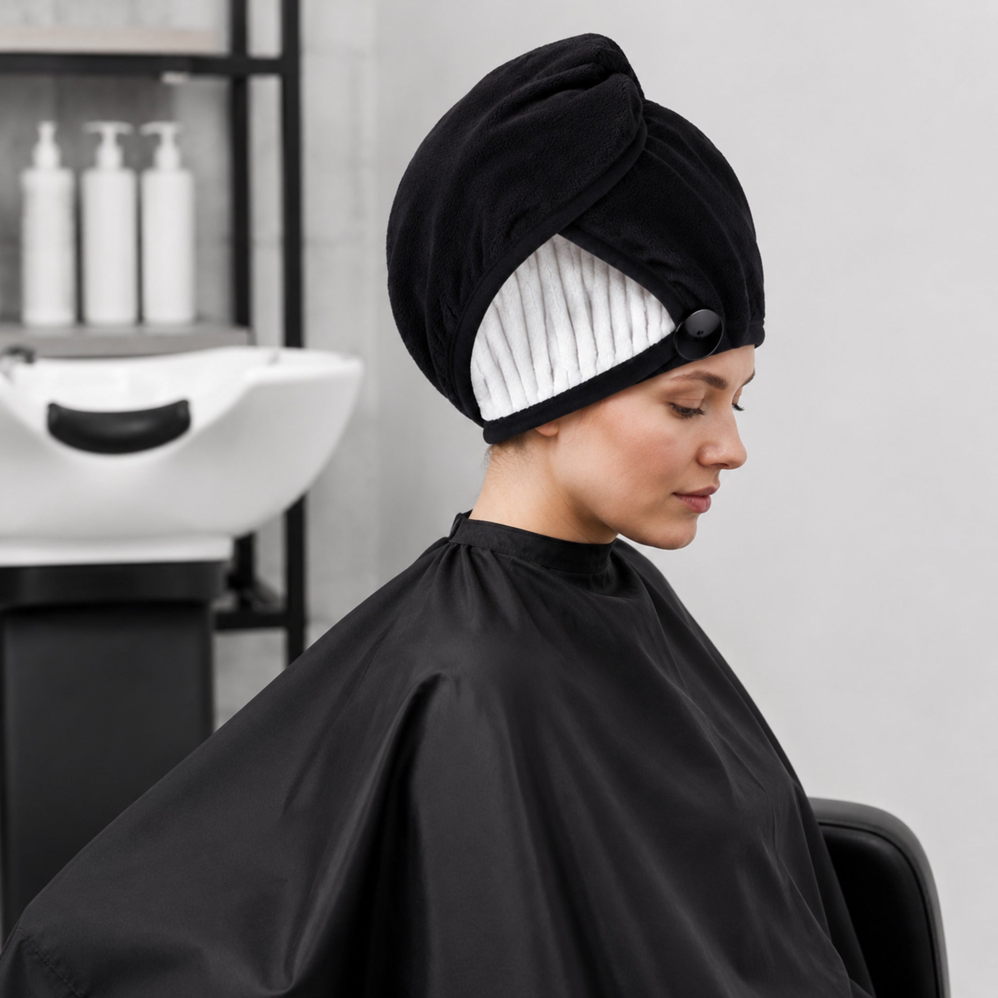 Serviette Cocoon en Microfibre – Séchage Doux et Maintien Enveloppant