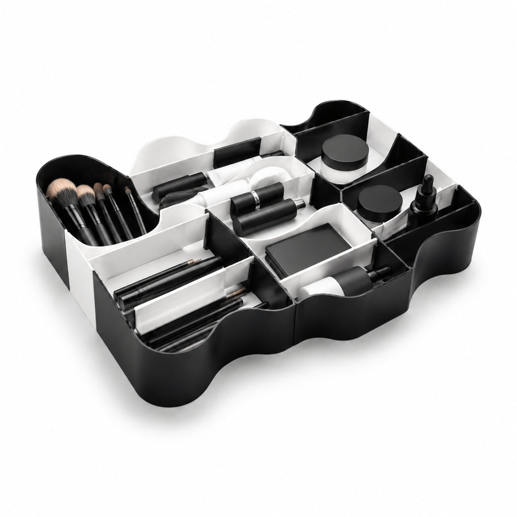 Tiroir Grid Compartimenté – Organisateur Modulable pour Accessoires Beauté